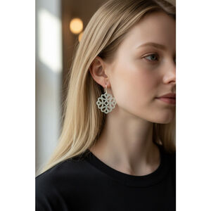 Women's James Avery Tracery Silver Earrings